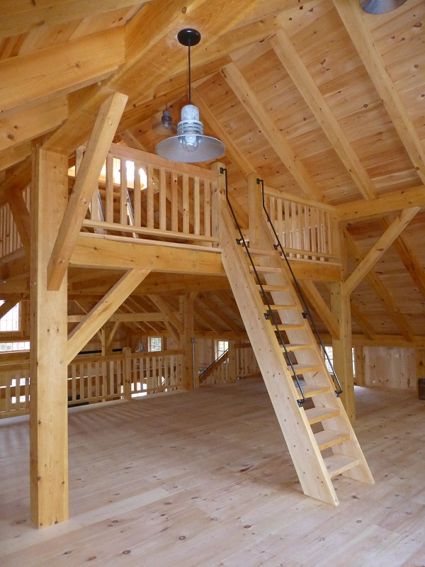 timber frame barn lofts dog