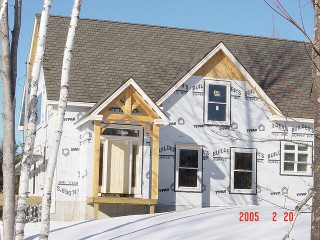Timber Frame Entry-way