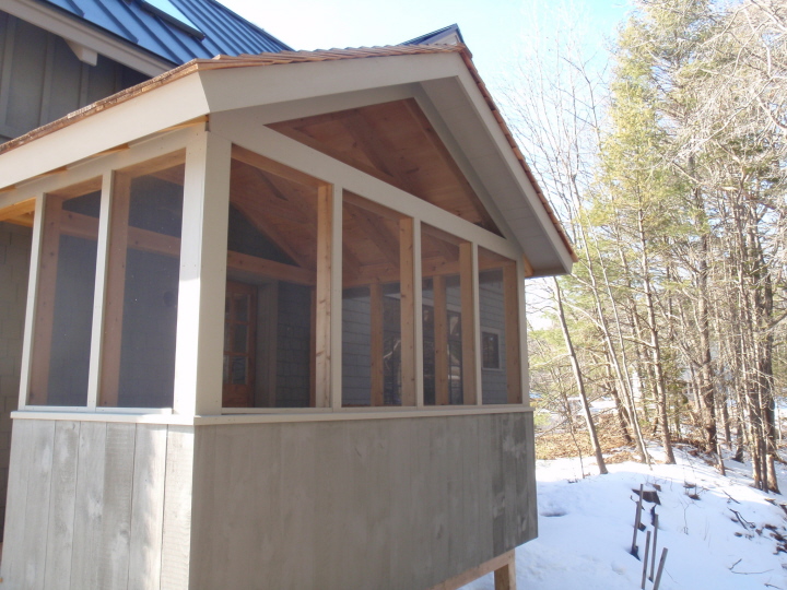 Timber Frame Screen Porch - Black Dog Timberworks