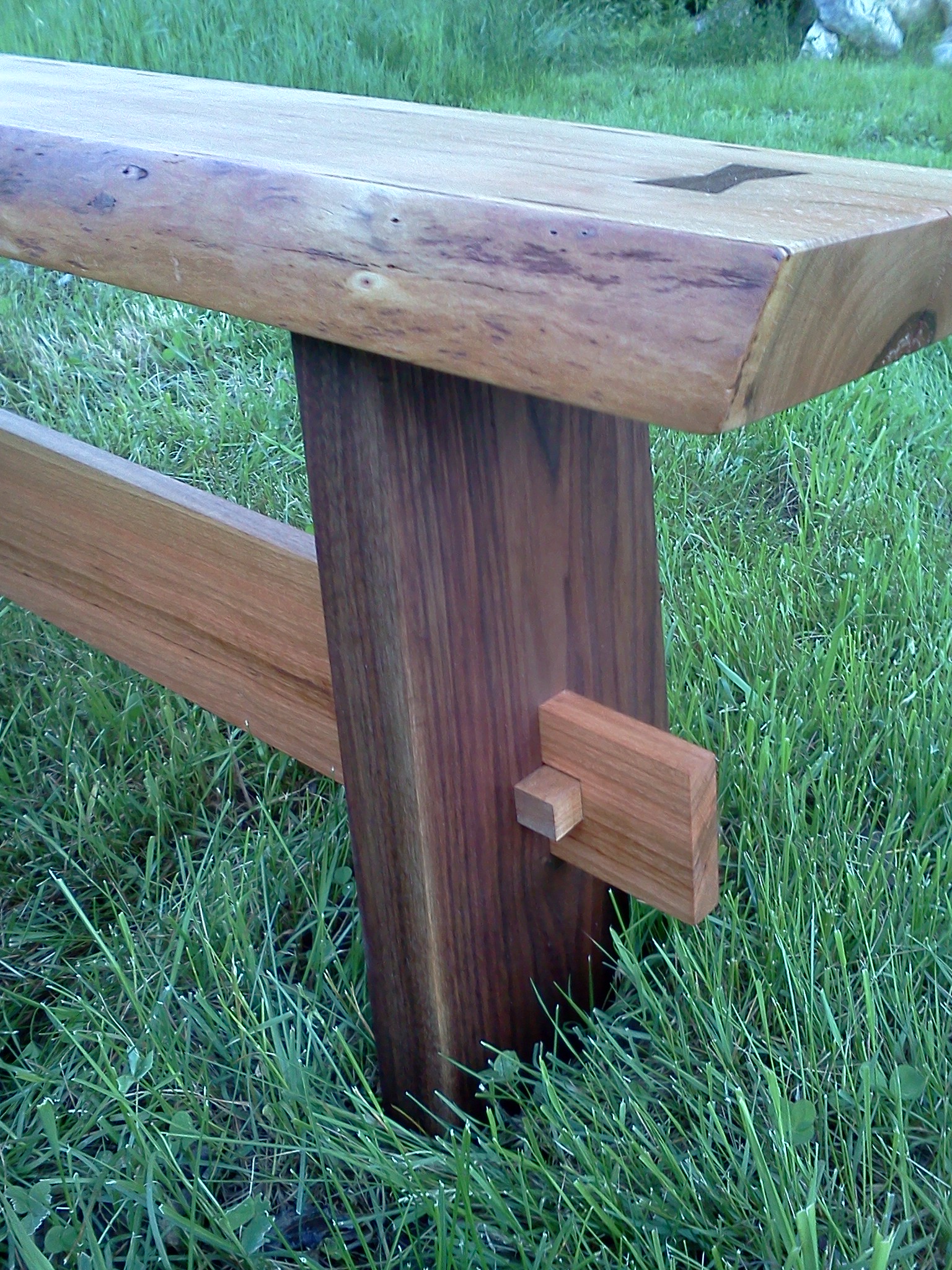 Live Edge Black Cherry Bench/Table - Black Dog Timberworks