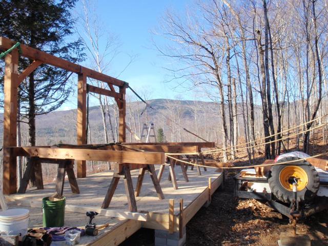  Maine  Mountain Timber  Frame  Cabin Black Dog Timberworks