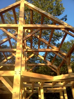 Timber Frame from Exterior