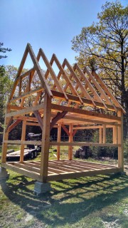 tiny timber frame cabin 2