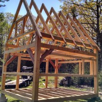 tiny timber frame cabin 2